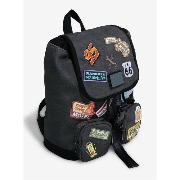 Loungefly Disney Pixar Cars Radiator Springs Patches Mini Backpack